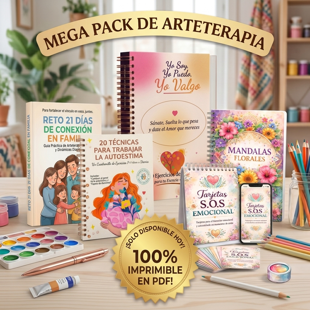 MEGA PACK SANADOR ARTETERAPIA + 🎁 4 BONOS!